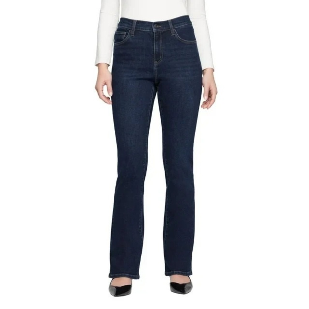 Express Womens Bootcut Jeans Size 8 Medium Wash Mid Rise Stretch Denim